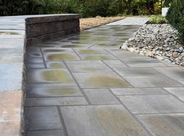 hardscape patio paver installation
